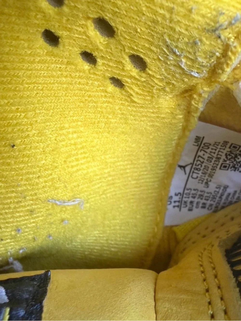 Jordan bold yellow